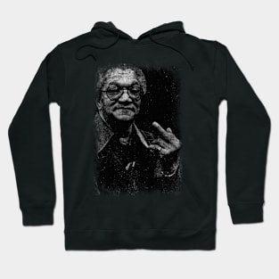 Redd Foxx Middle Finger // 80s 90s Vintage Distressed Hoodie